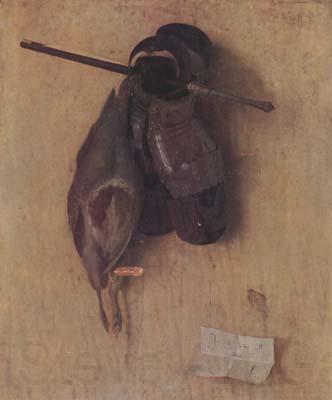 BARBARI, Jacopo de Still Life with Partridge,Iron Gloves and Bolt of a Crossbow (mk14) Germany oil painting art